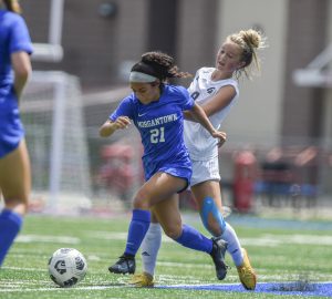 MHS girls soccer allows comeback from George Washington, falls 2-1 late in second half